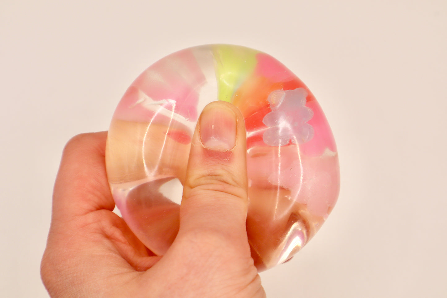 Limited Edition Soft Gummy Squeeze Ball Maltose Filled Stress Ball