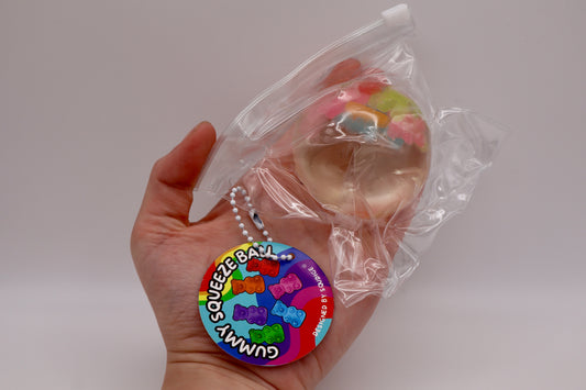 Gummy Squeeze Ball Maltose Filled Stress Ball